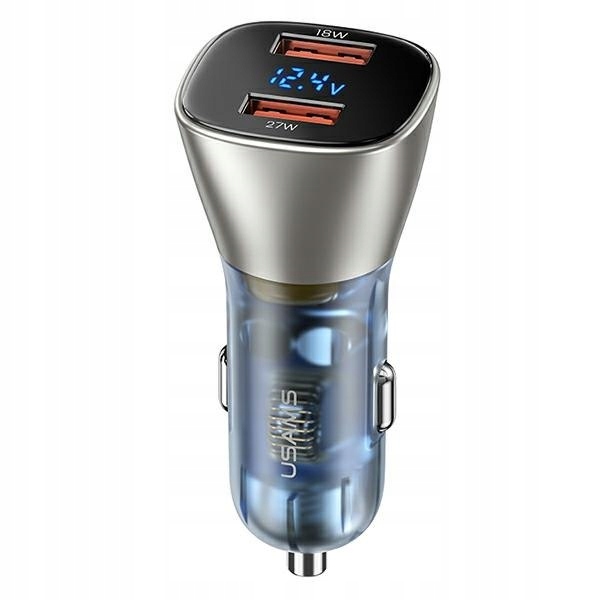 Usams Ład. sam. C29 45W 2xUSB-AFast Charge jasno złoty/light gold CC154CC01