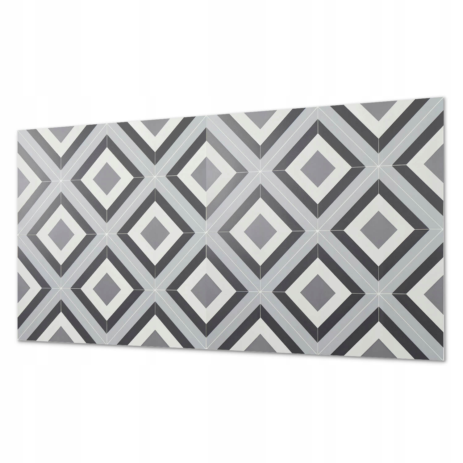 Nalepovací vinylový panel do predsiene Štýlové kosoštvorce v geometri 120 x 60 cm