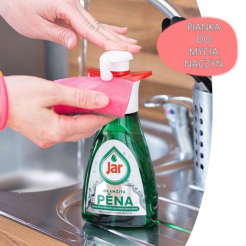 JAR AKTYWNA PIANA PIANKA PŁYN W PIANCE DO MYCIA NACZYŃ 375 ml ZAPAS EAN (GTIN) 8001841314440