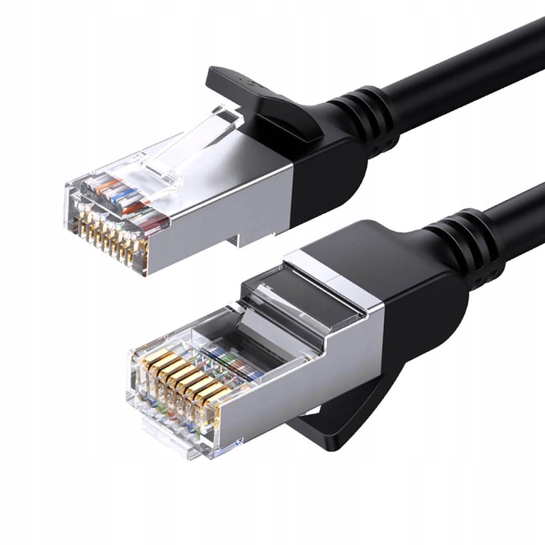 Kabel Ugreen NW101 50192 Ethernet Cat 6 U/utp okrągły 2m czarny