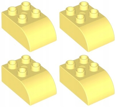

Lego Duplo 2302 2x3 żółty jasny Nowy (40g) 4 szt.