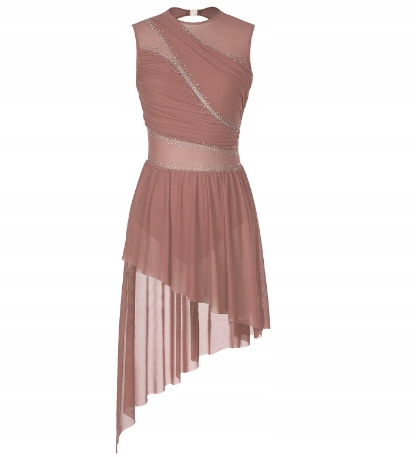 Sukienka Damska Do Tańca Do Baletu Body Strój Mokka M Tutu 2664