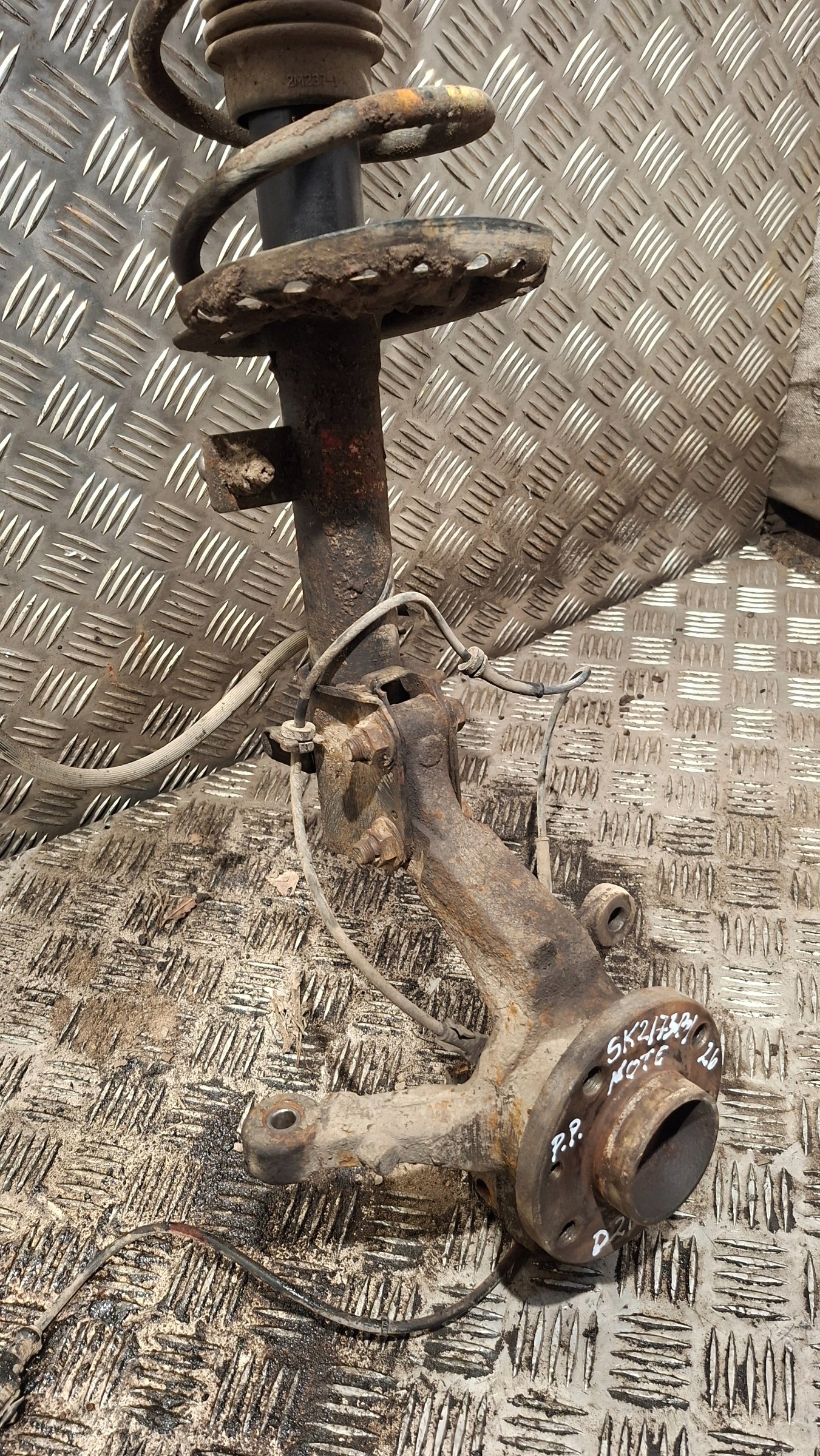shock absorber swing right front NISSAN NOTE 1.2