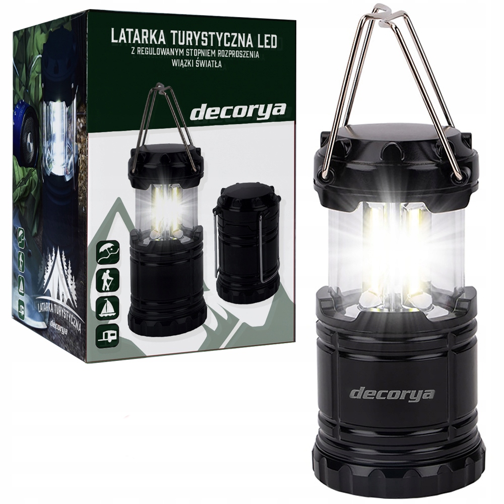 MOBILNA LAMPKA PRZENOŚNA LEDOWA NA BATERIE 2w1 Marka inna marka