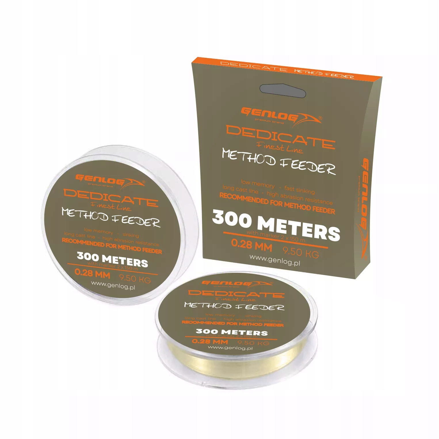 Żyłka Genlog Dedicate Method Feeder 0,28mm 300m 9,50kg
