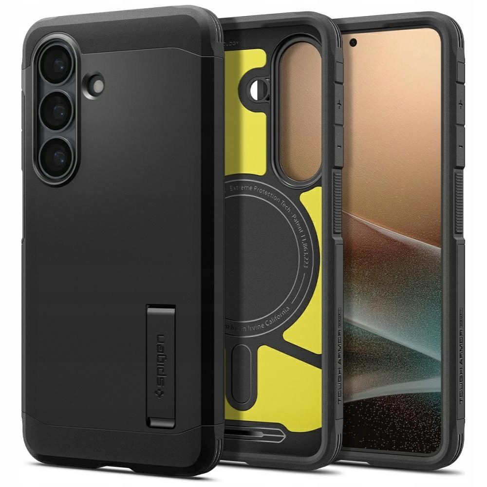 Pouzdro Spigen Tough Armor Mag MagSafe pro Samsung Galaxy S26, černé