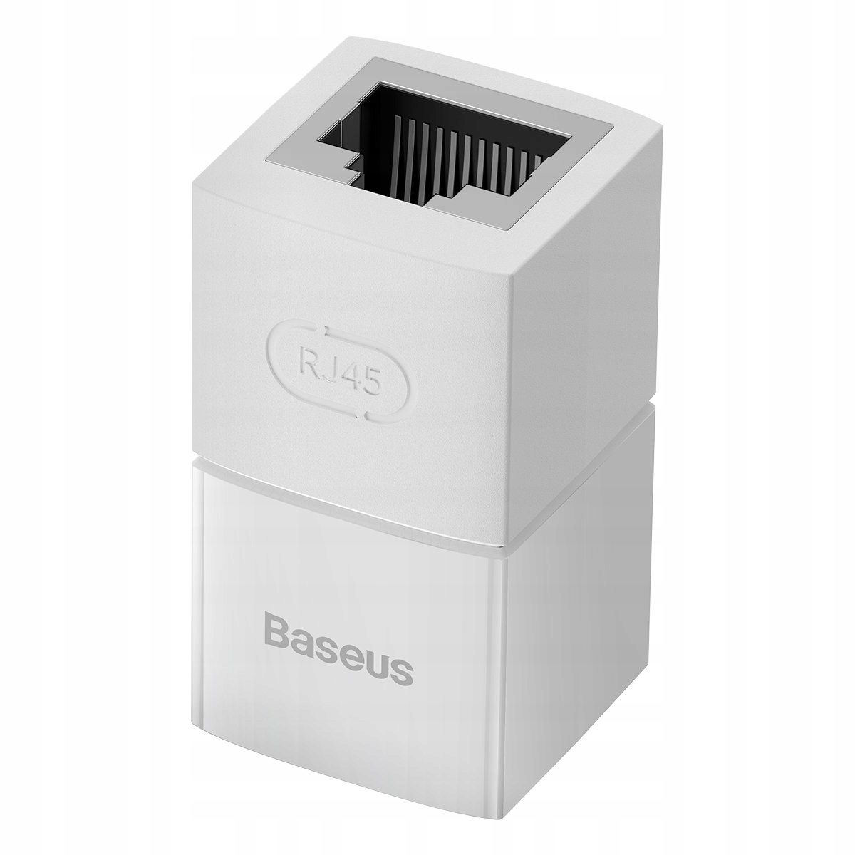 Spojka síťových kabelů Ethernet RJ45 bílá Set 10 Ks.