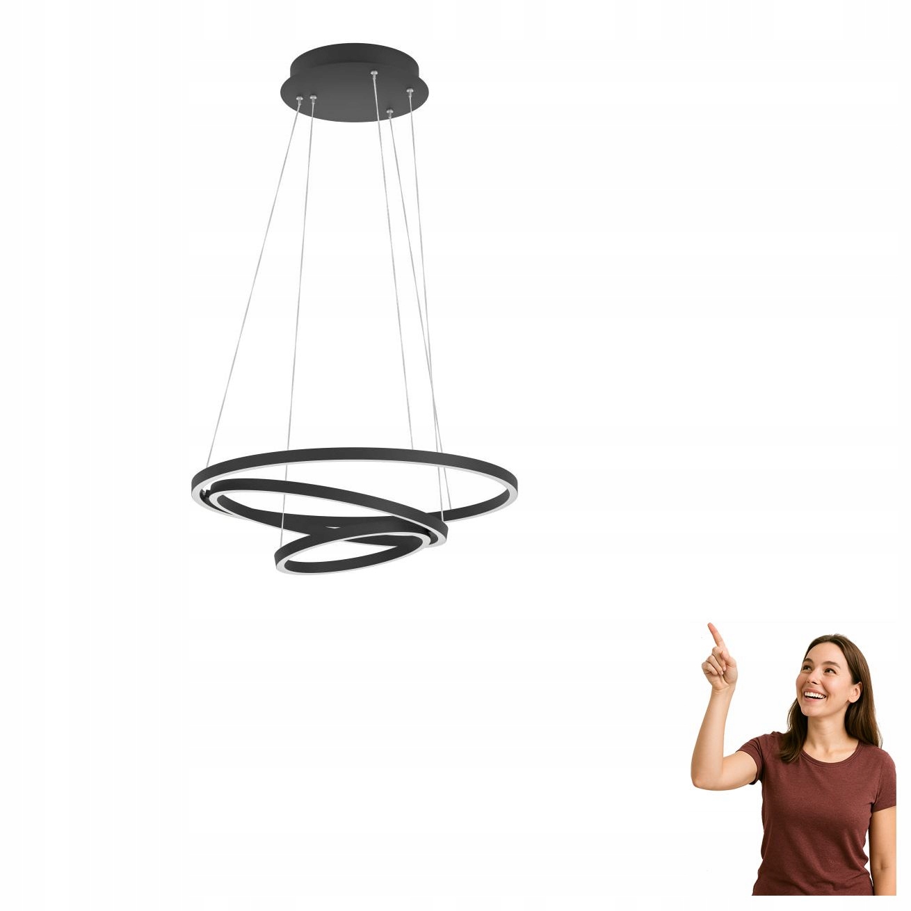 Závěsná Led lampa 43,2W Lobinero-z 900479 Eglo