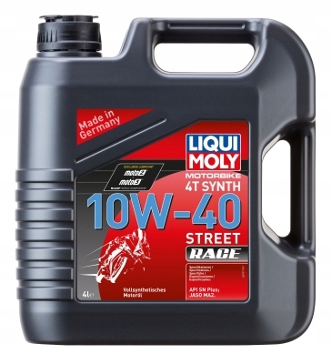 Liqui Moly Olej 10W40 Motorbike 4T Synth Street Race 4L Olej Silnikowy