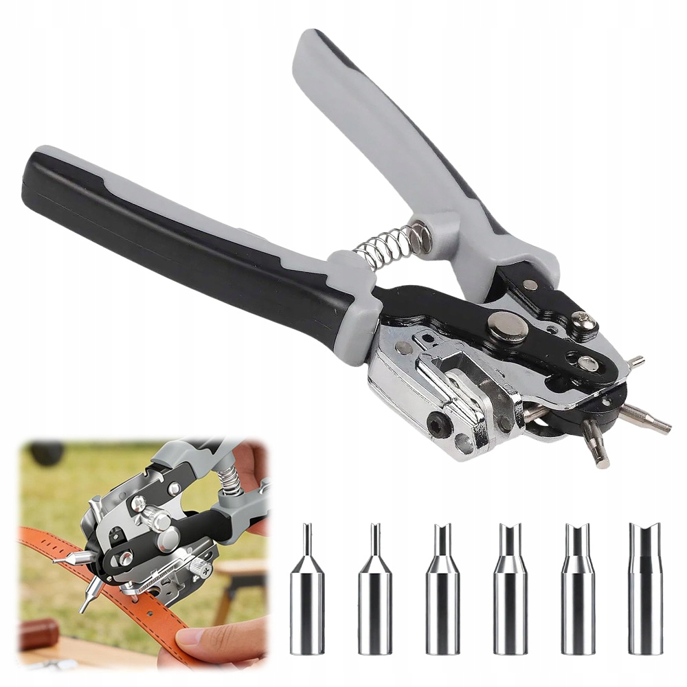 Děrovač Na Kůži Pásku Kleště Revolverové Obrutové Sada 2-4.5 MM