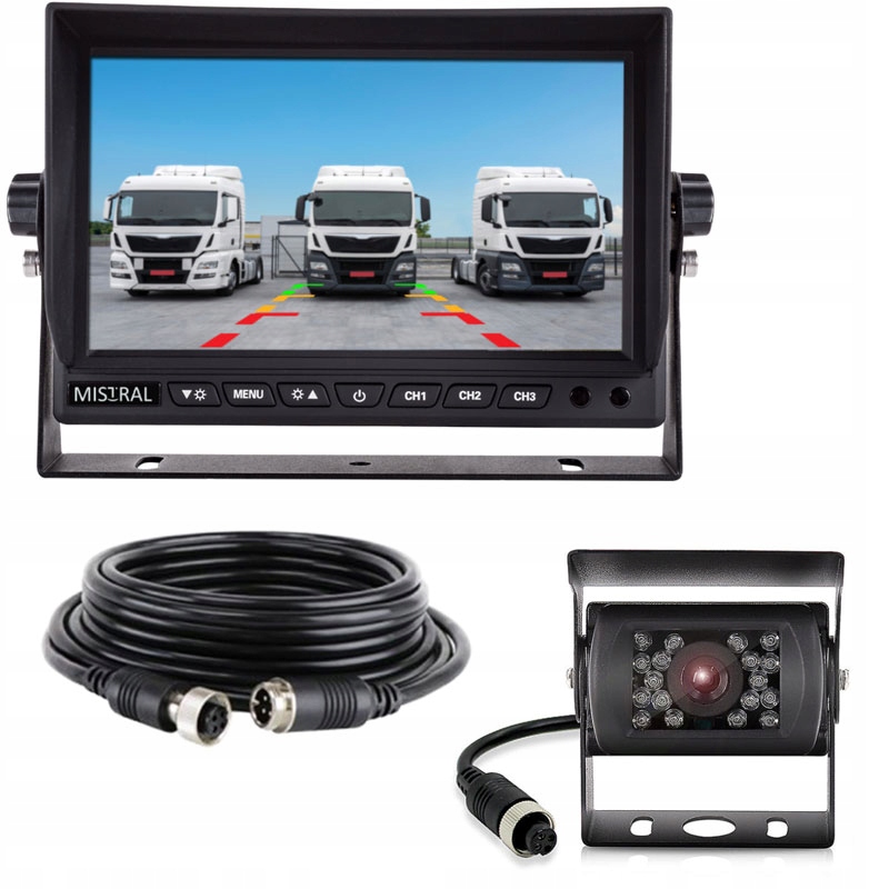 

Kamera cofania monitor tir kombajn ciągnik Ahd 15m