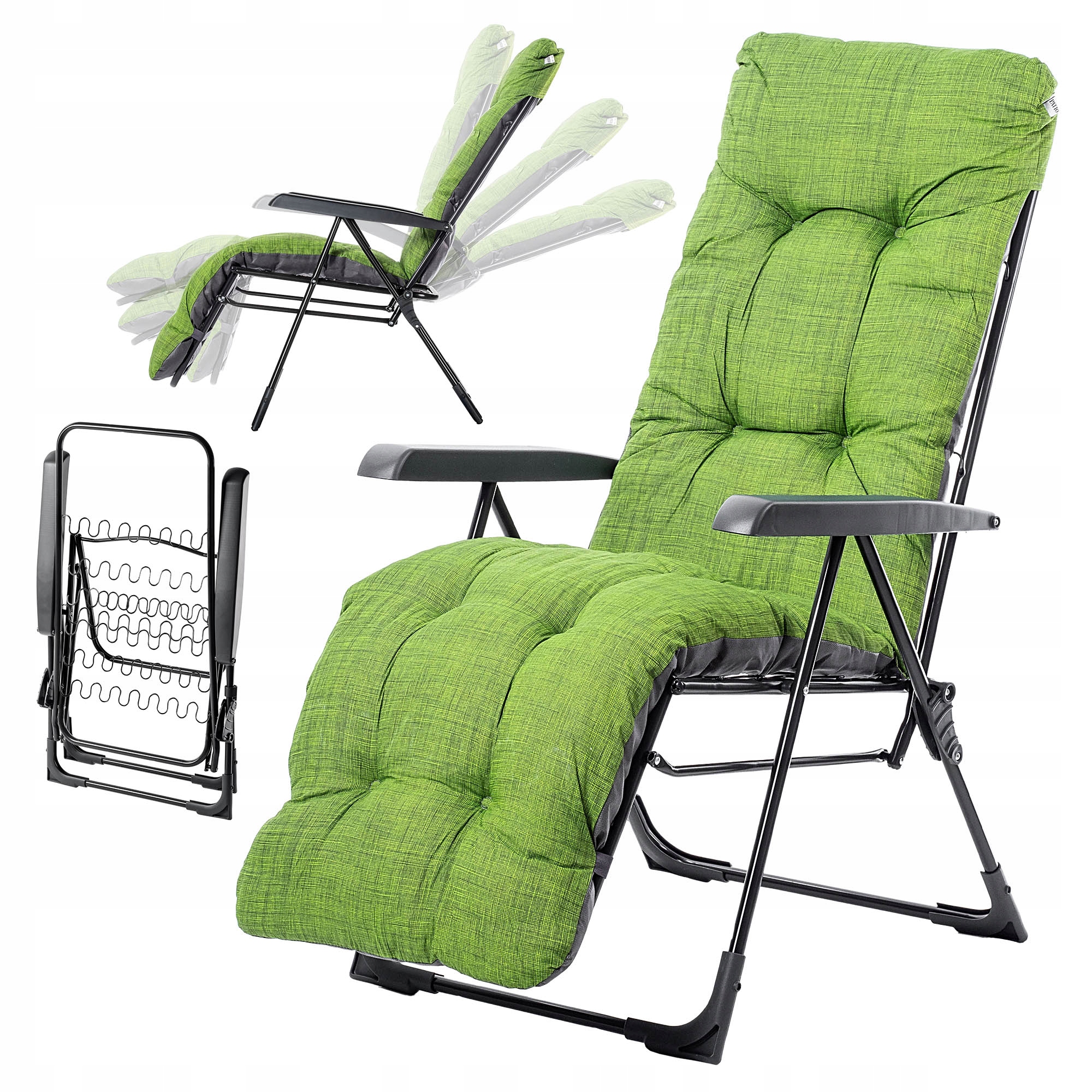 Záhradná Stolička Ležadlo Plážová Rozkladacia Turistická Regulovateľná Terasa