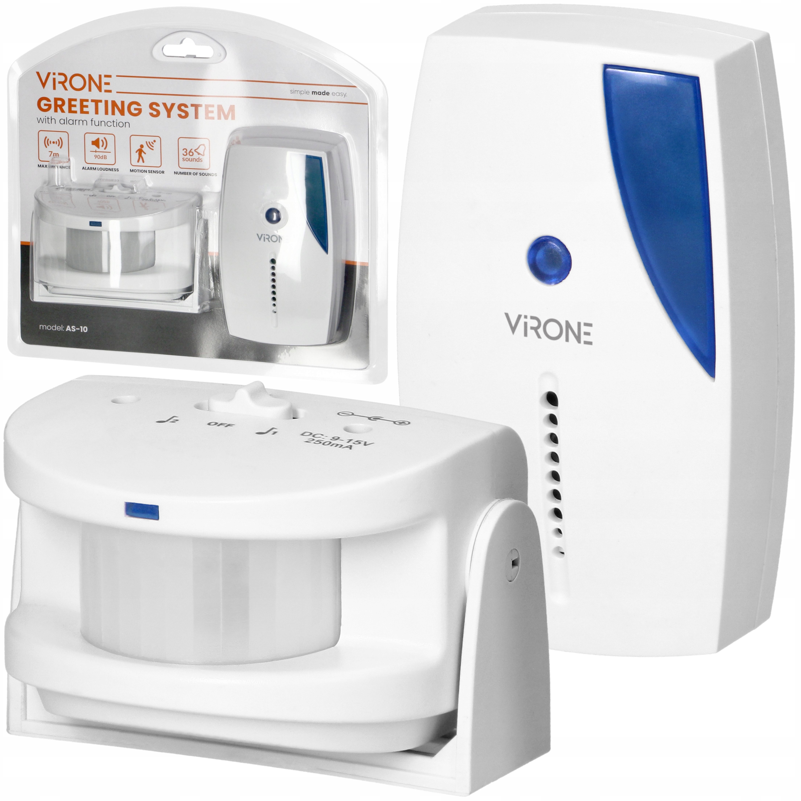 

Alarm Sygnalizator Wejścia Czujnik Ruchu Dzwonek