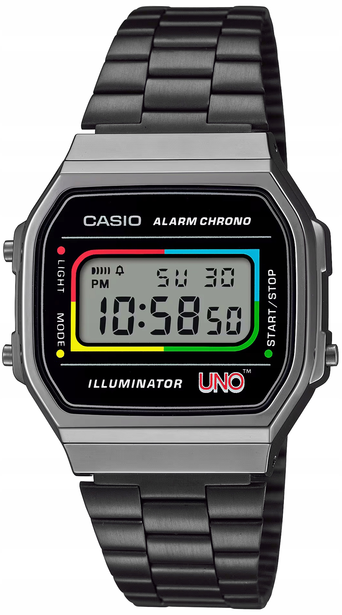 Nowy Zegarek Casio Vintage A168WEUC-1AER Uno Grawer