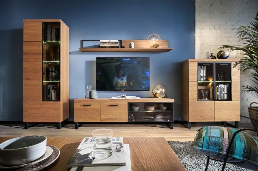 PRATTO 11 Witryna 1-drzwiowa prawa Kolekcja Pratto