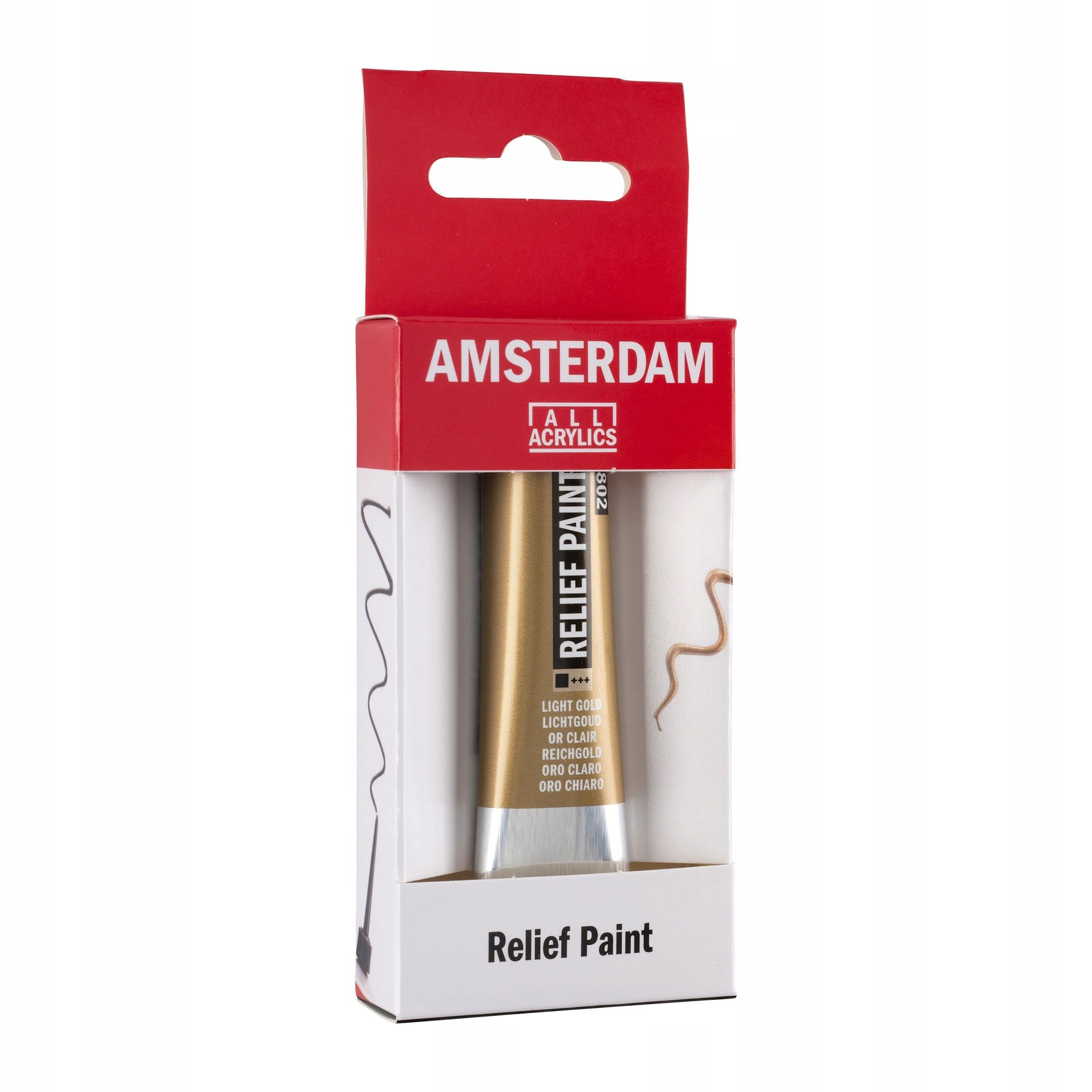 Farba konturowa akrylowa Talens Light Gold 20 ml