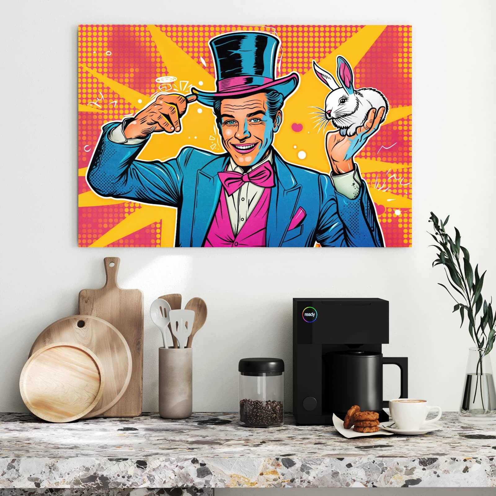 Magnetická tabule Czarodziej S Zajouc 90 × 60 cm