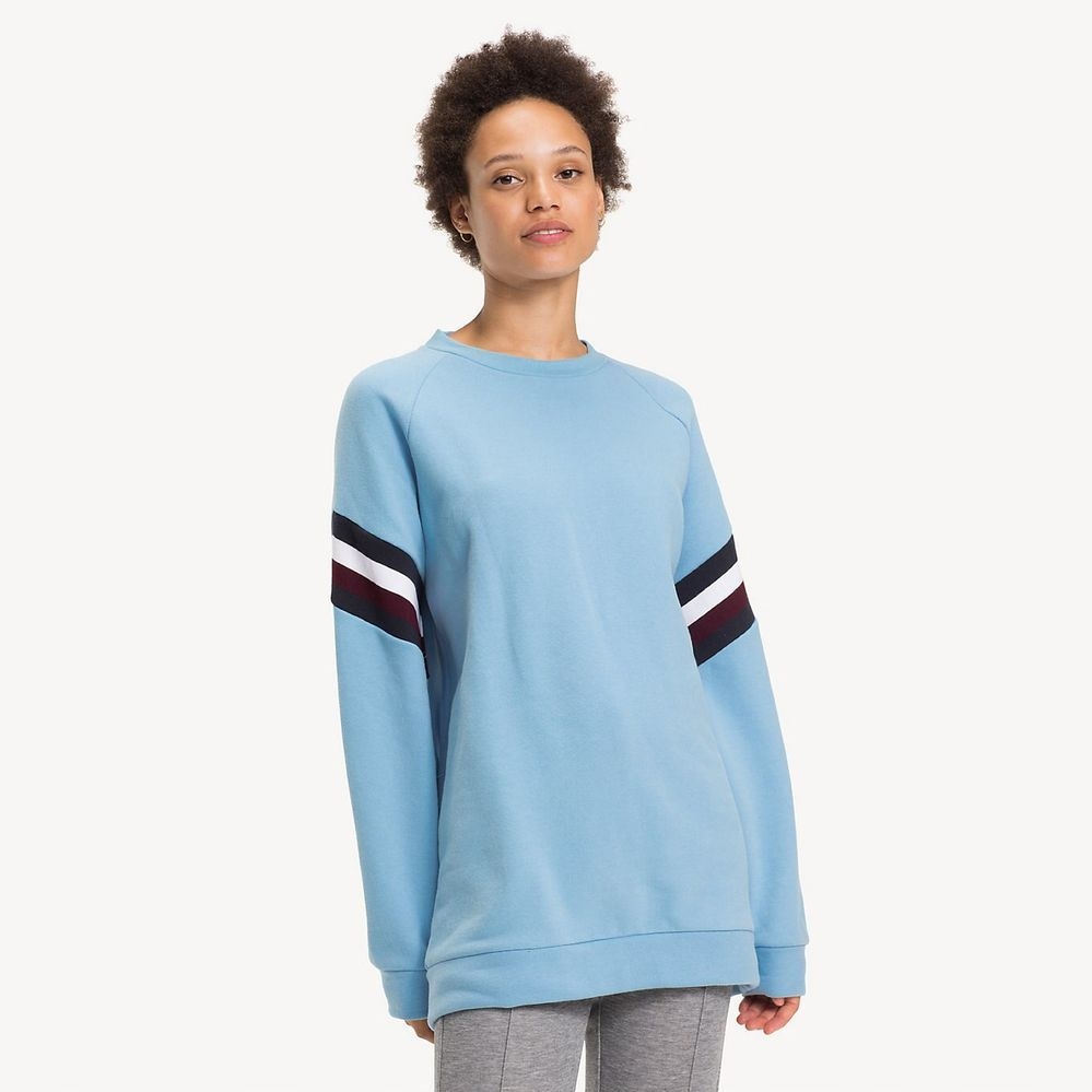 Tommy Hilfiger Błękitna Bluza Regular Fit (M)