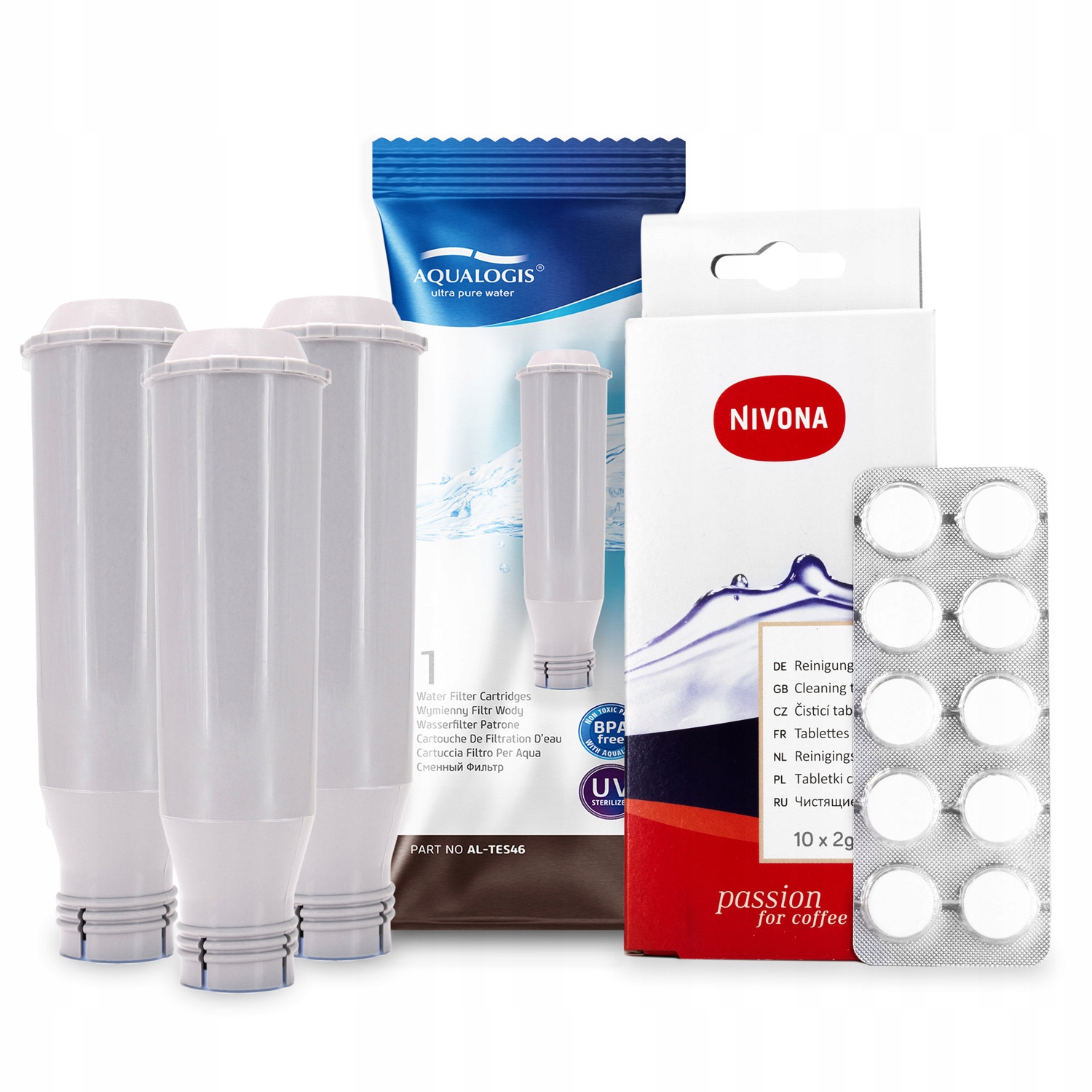 x3 Filtr do kávovaru Nivona AL-TES46 tablety NIRT701