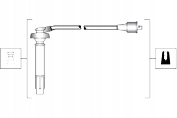 MAGNETI MARELLI ZESTAW PRZEWODÓW ZAPŁONOWYCH SUBARU FORESTER 2.0