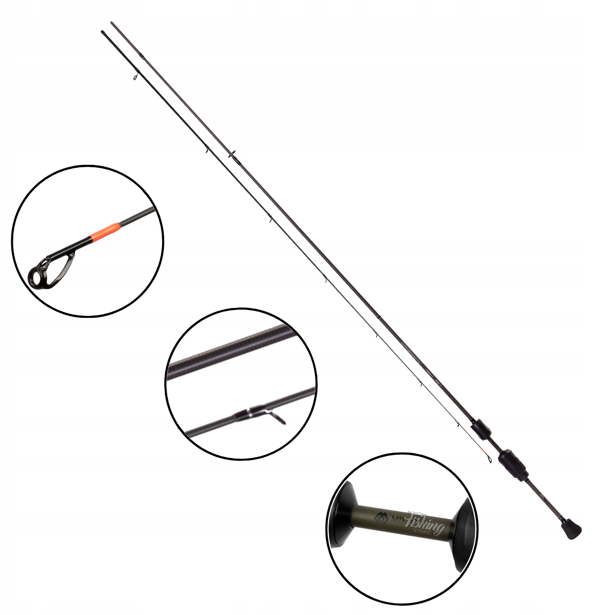 Wędka Mikado M-craft Trout 198 C.w. 0.8-3.5G (2 Sec.)