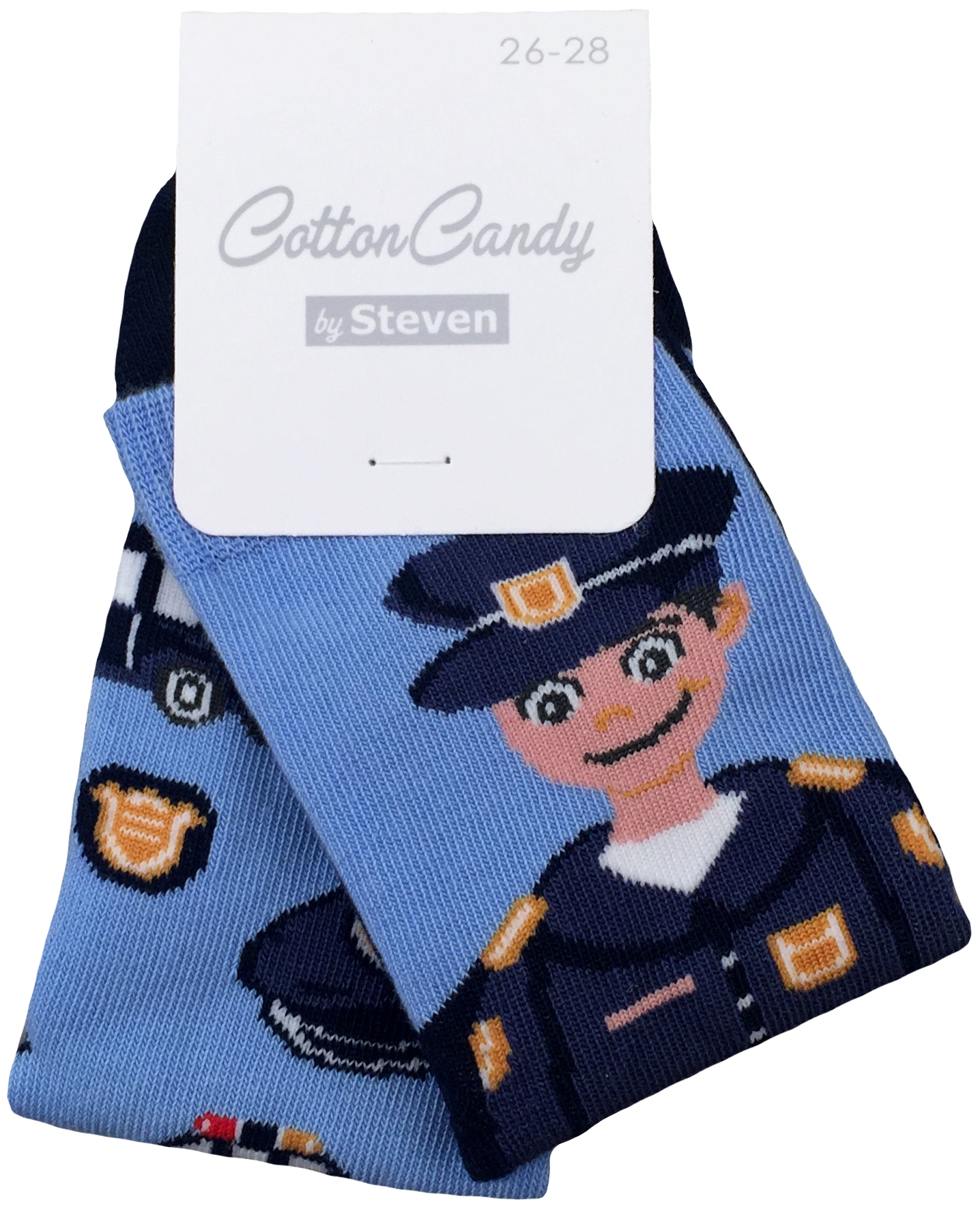 

Skarpetki 26-28 niebieskie z policjantem policja