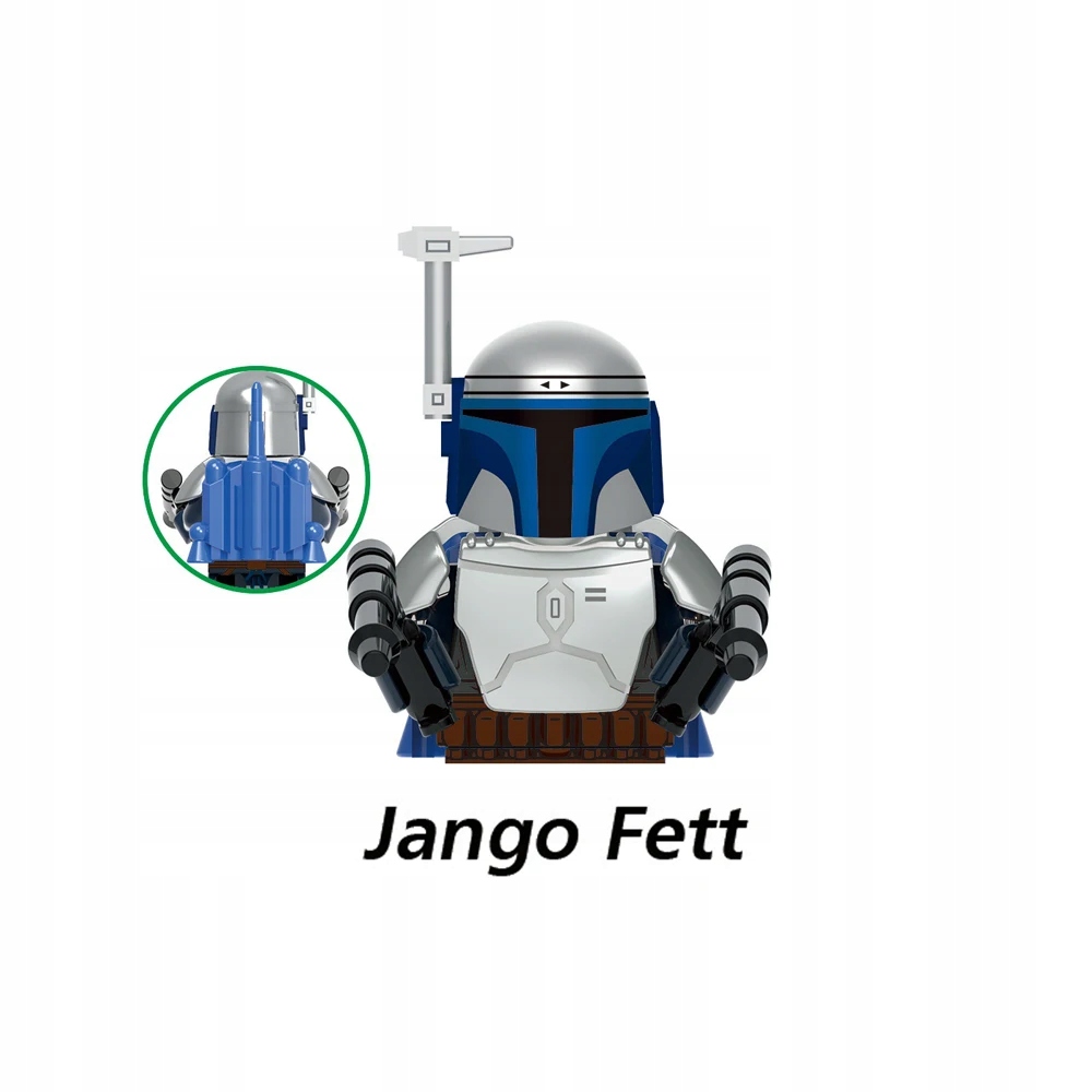 Mandalorian Building Blocks Jango Boba Fett Grogu Baby Yoda Pre Vizsla