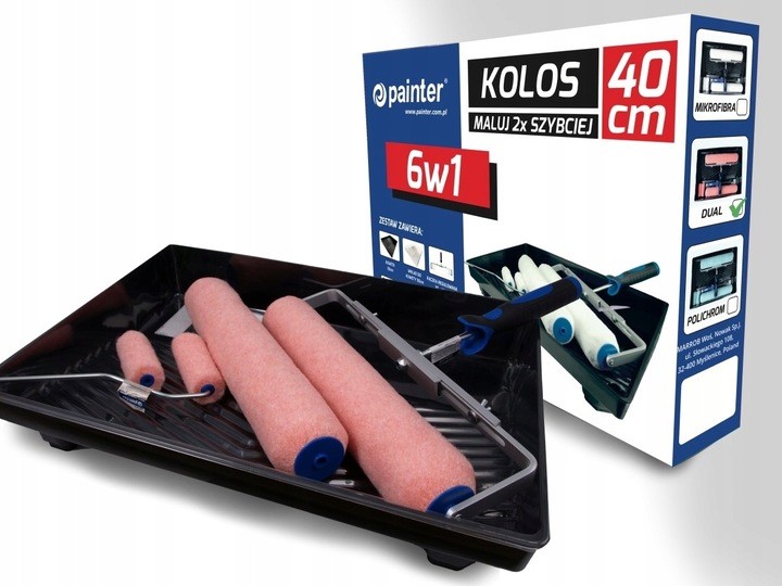 Painter Kolos Malířská Sada Dual 6v1 S Kyvetou 40 cm KOL1110