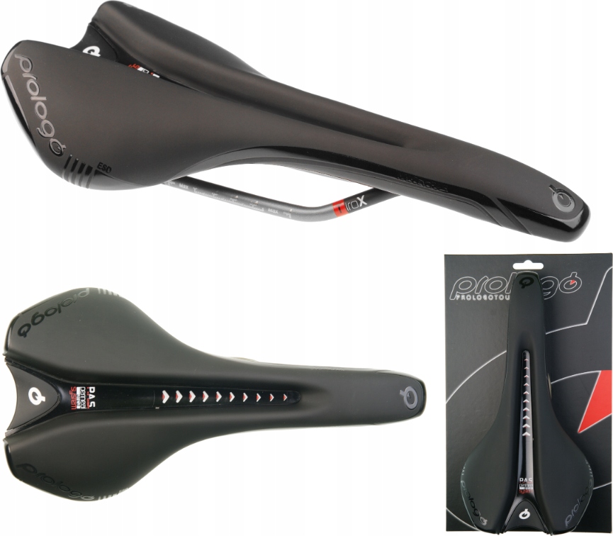 Siodełko rowerowe Mtb szosa Prologo New Nago Evo Pas 141 Tirox hard/blk