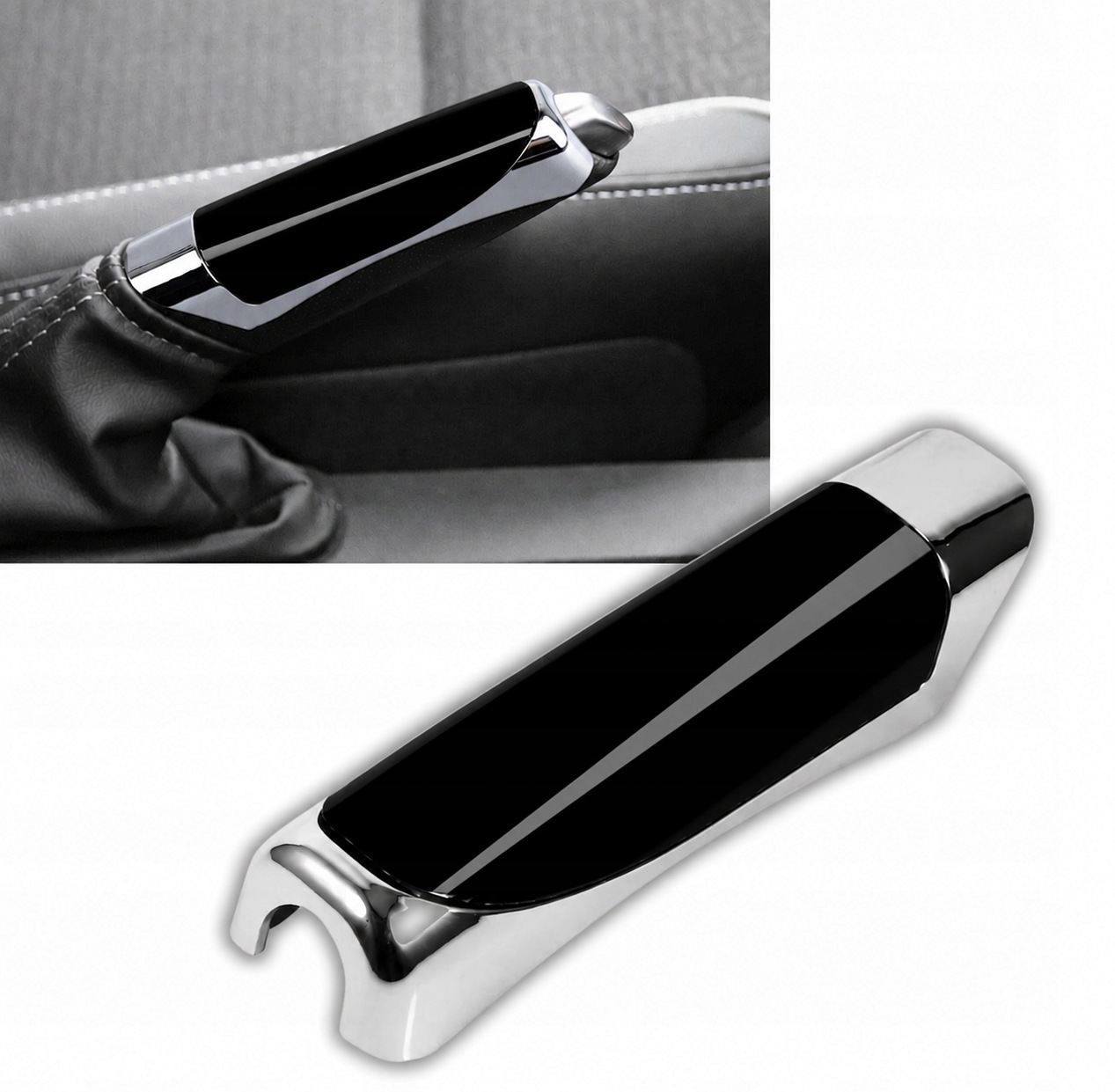 Nakładka Na Hamulec Ręczny Uniwersalna Czarna Osłona Dźwigni Hamulca