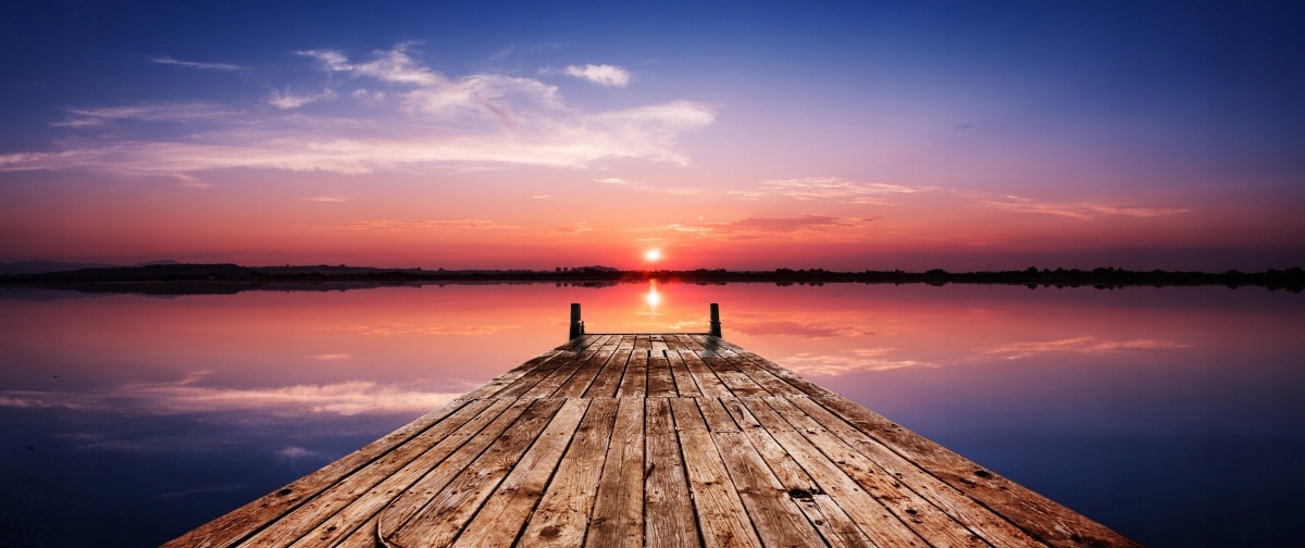 

Fototapeta Flizelinowa Drewniany pomost 250x104