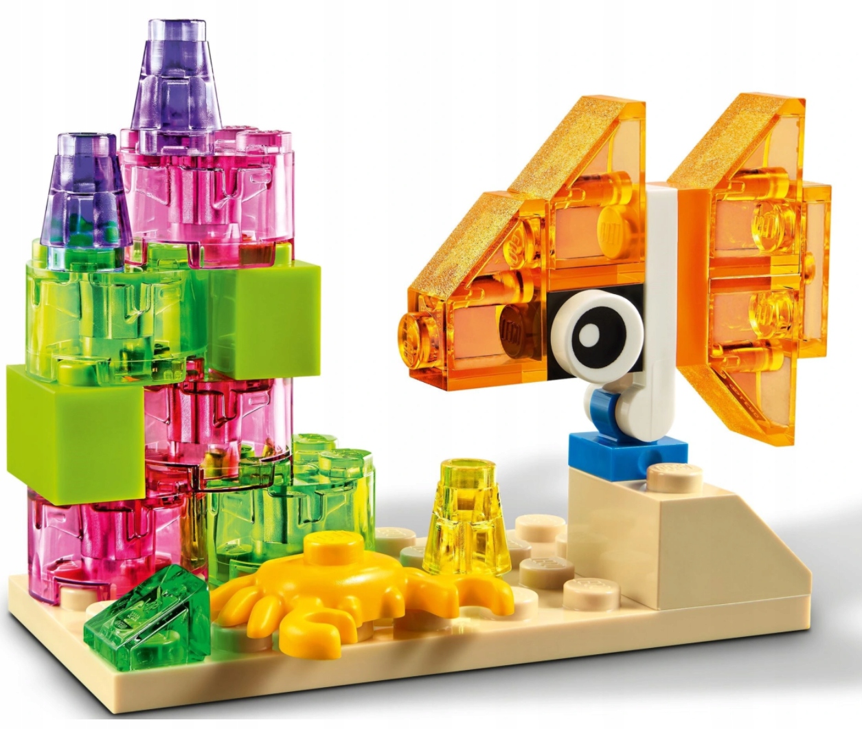 LEGO Classic 11013 Przezroczyste Klocki 500 el. 4+ Płeć chłopcy dziewczynki