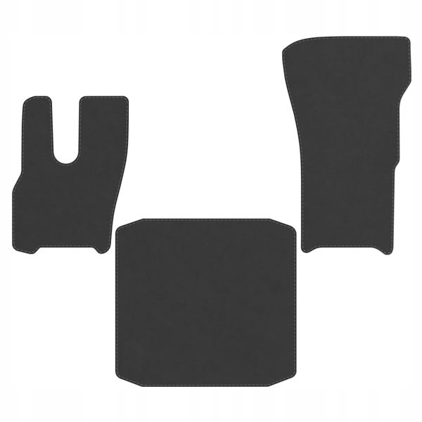 DAF XG / XG+ 21 - велюровые коврики COMFORT графит