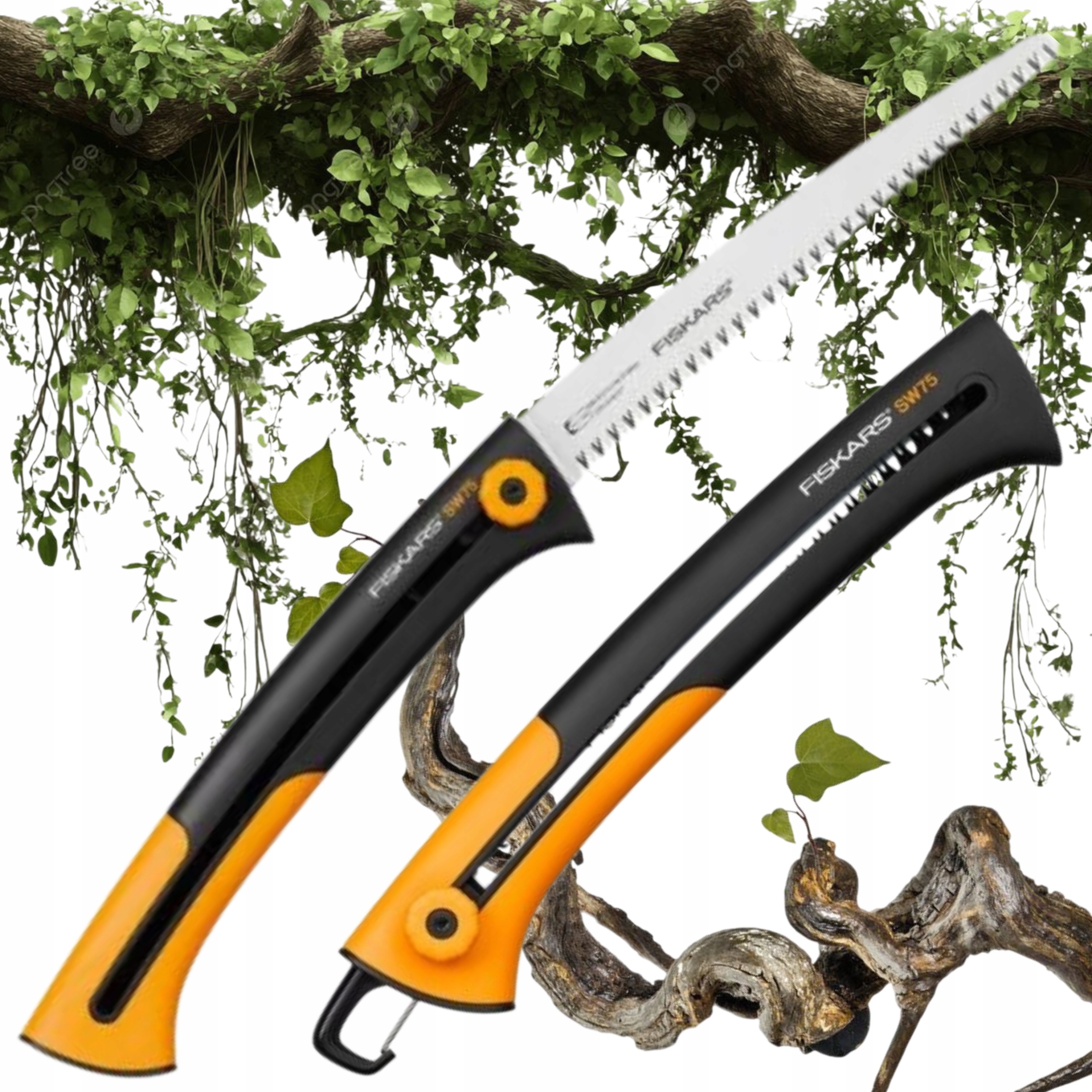 Pila Na Dřevo Fiskars Xtract L 160 MM Lehká, Větve A Prkna Softgrip 255 MM