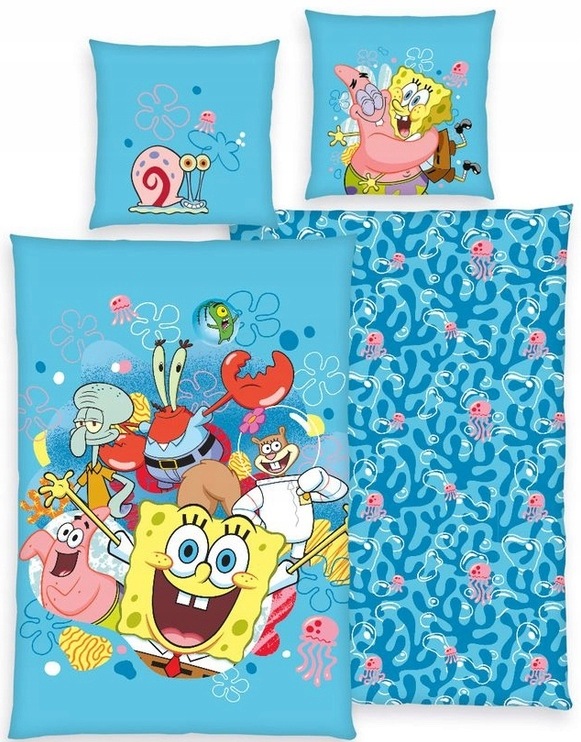 Pościel dziecięca 140x200 SpongeBob Sponge Bob bawełniana komplet Dziecka