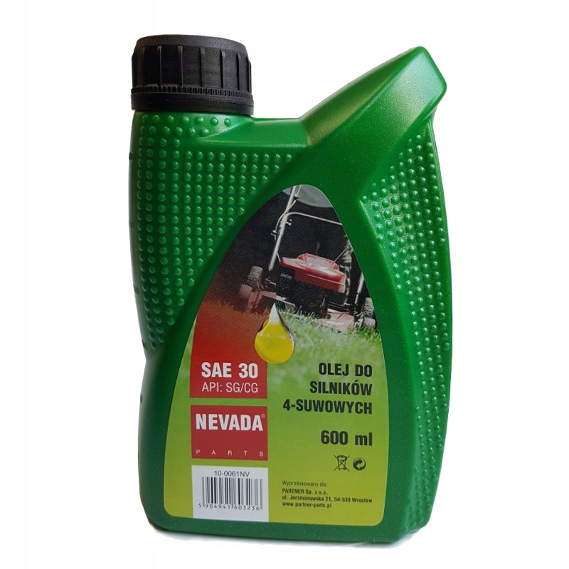 

Olej Nevada do kosiarek SAE30 0,6 Briggs Honda Nac