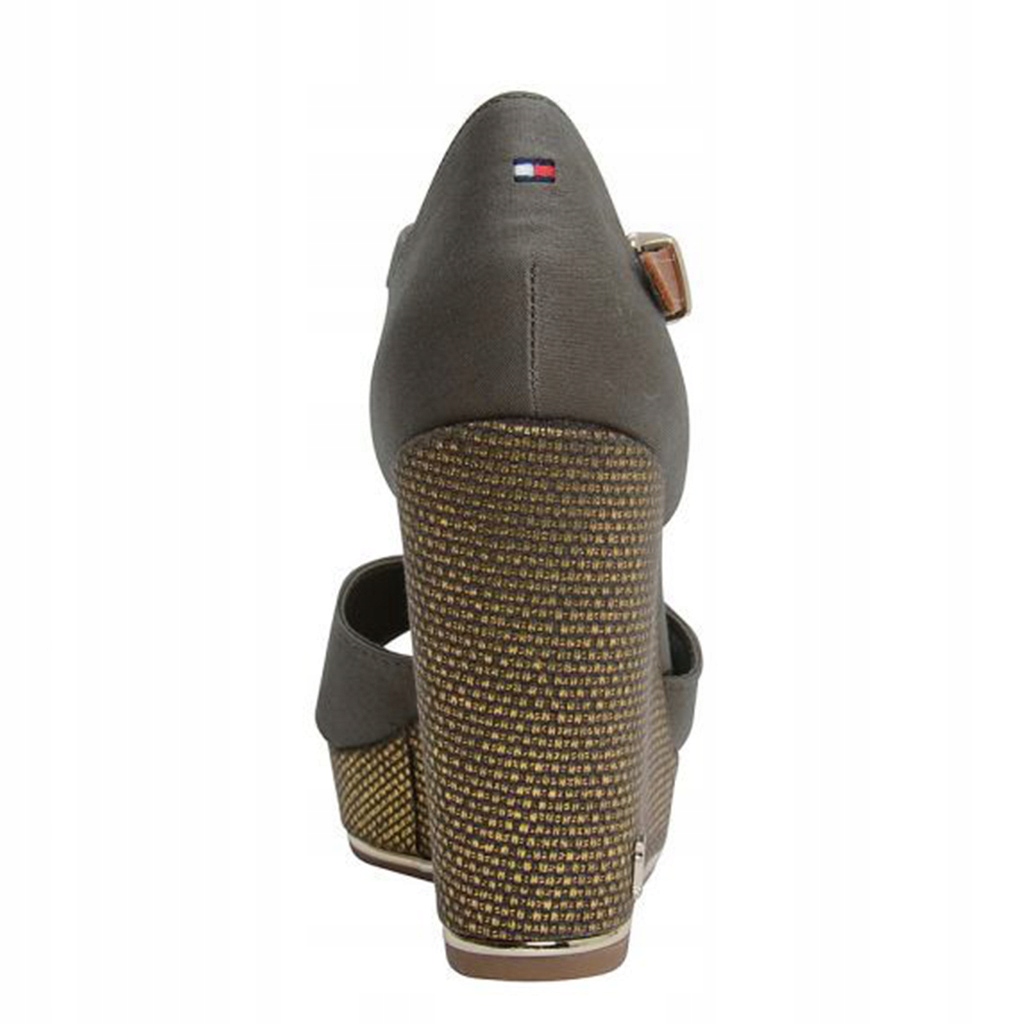 Espadryle Damskie TOMMY HILFIGER FW0FW04078 Khaki Kod producenta FW0FW04078