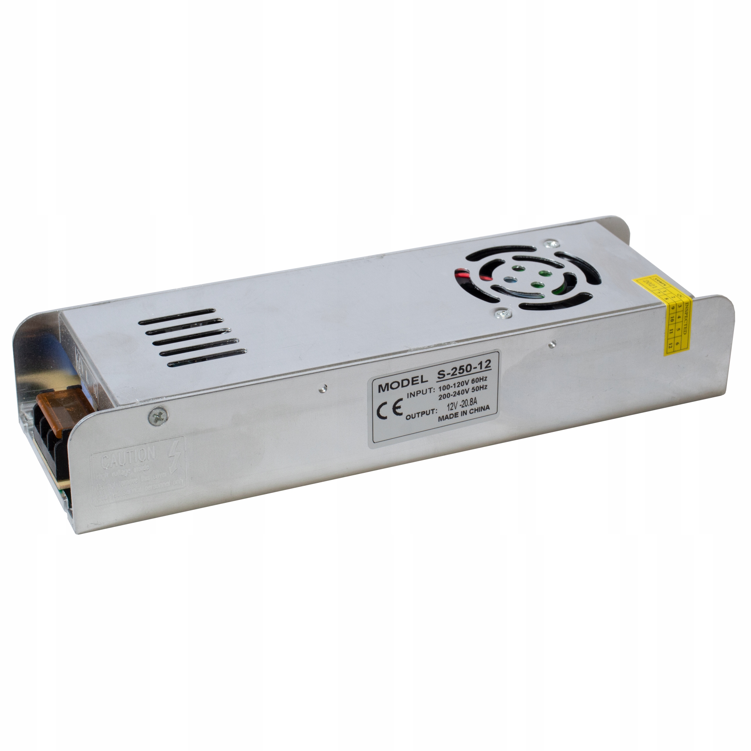 

Zasilacz montażowy 12V 250W do Led Slim