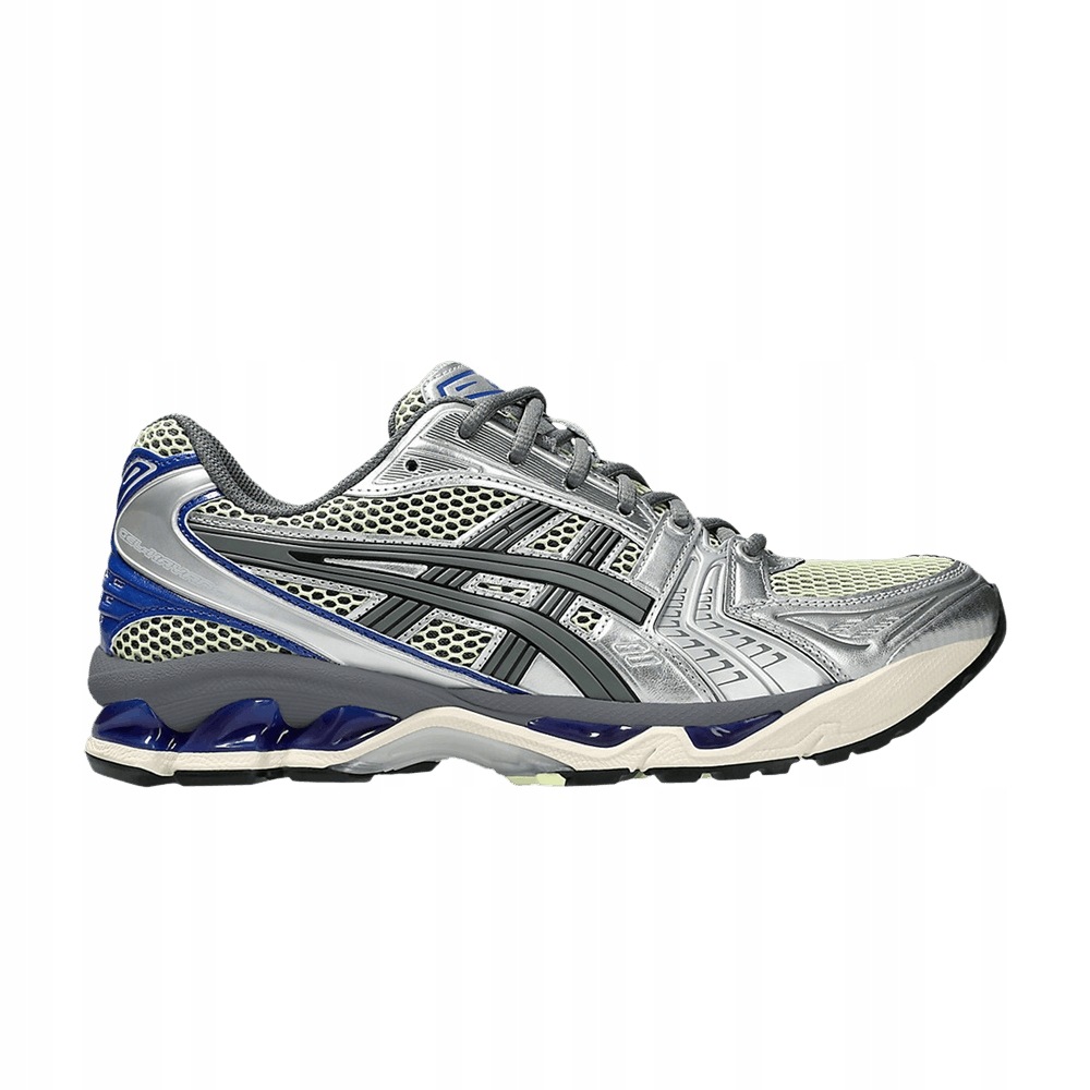 Asics Gel-Kayano 14 Soft Yellow Asics Blue