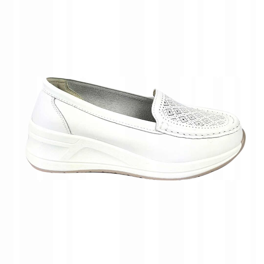 Dámské polobotky Artiker 54C1828 Bílo-stříbrné 40, Bílá