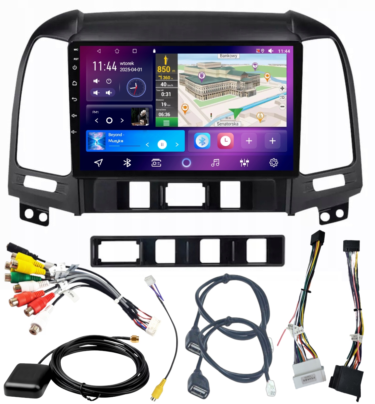 Autorádio Hyundai Santa Fe 2006-2012 Bt Wifi Android 4GB 64GB