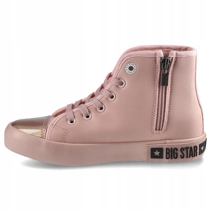 Różowe Sneakersy Big Star Dziecięce Modne Buty Płeć dziewczynki