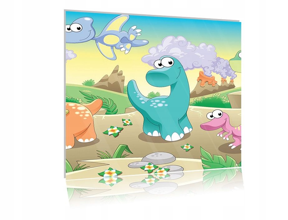 

Obraz szklany na szkle Dinozaury 03 30x30