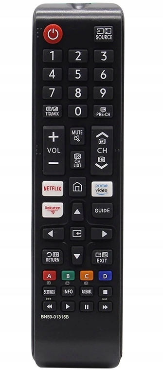 PILOT DO TV SAMSUNG SMART NETFLIX TU8002 Kolor czarny