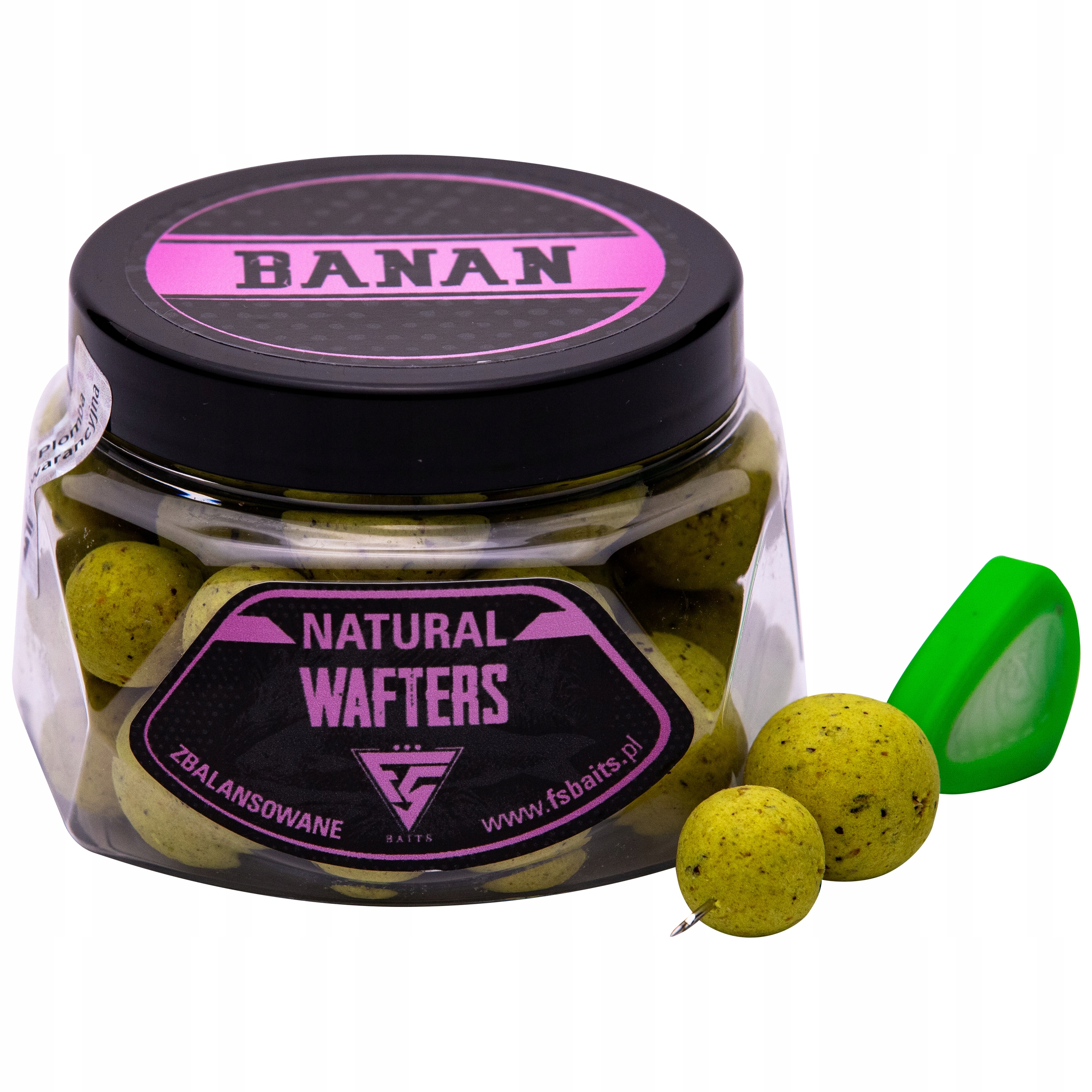 Fs Baits Kulki Zbalansowane Natural Wafters Banan 20 mm
