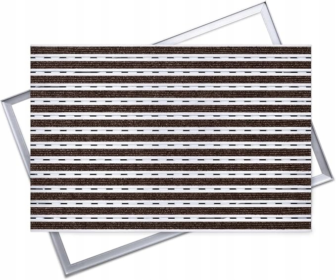 Polentex Hliníková Stěračka Ryps: Bronz, 90x60 S Rámečkem, 12 mm