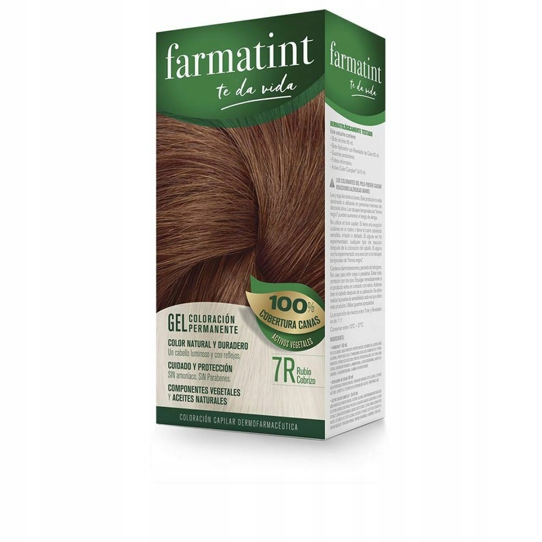 Trvalá barva na vlasy Farmatint 380232 7R Měděná blond N 7R Měděná blond Gel