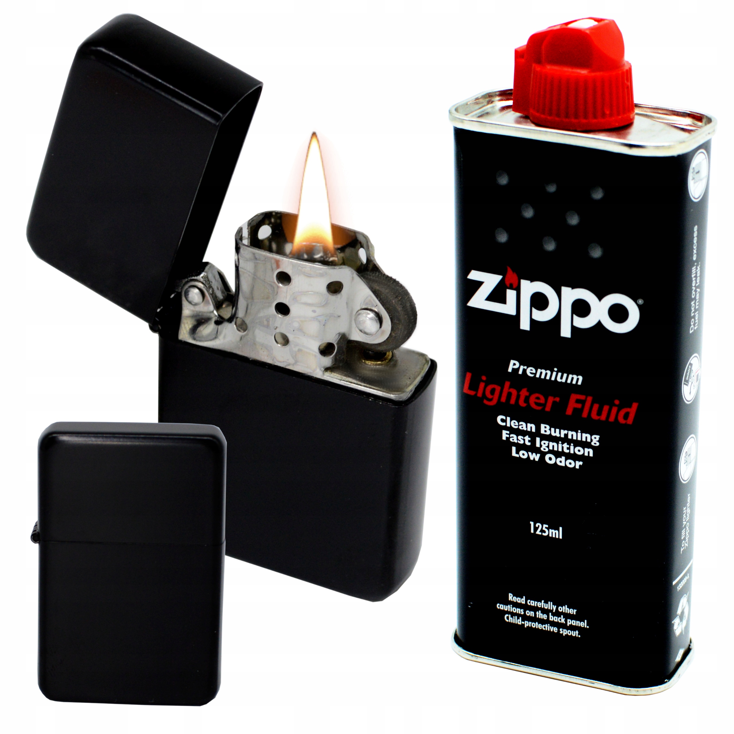 

Zapalniczka Benzynowa +benzyna Zippo 125 ml zestaw