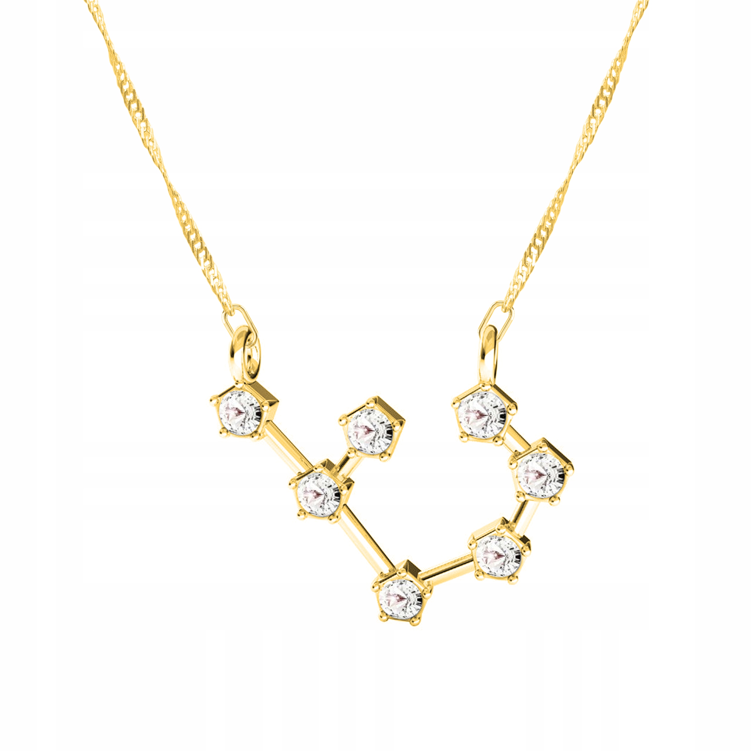 Řetízek zlatý náhrdelník Znamení zvěrokruhu Střelec