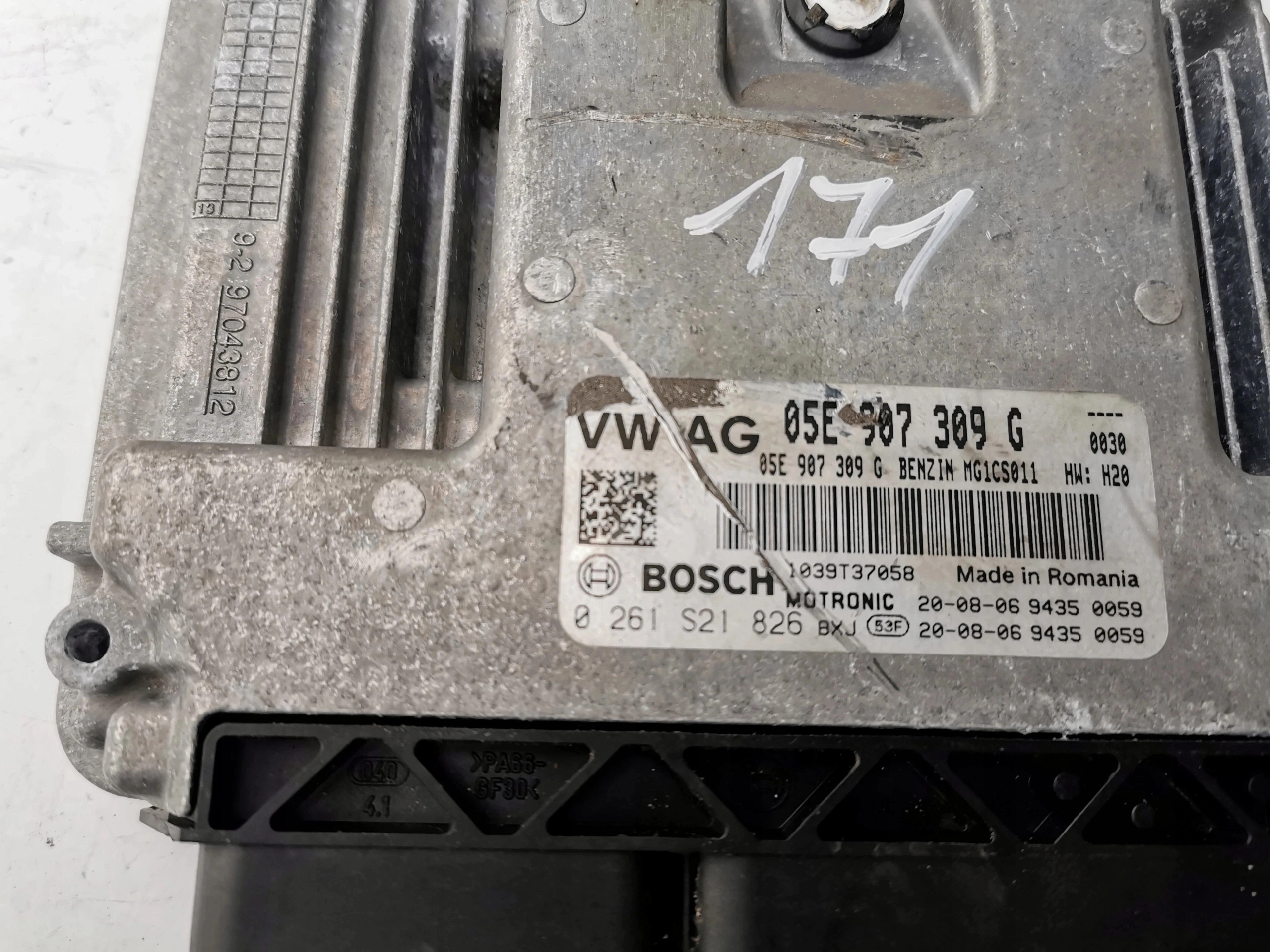 SEAT LEON 1.5B 0261S21826 05E907309G Computer ECU